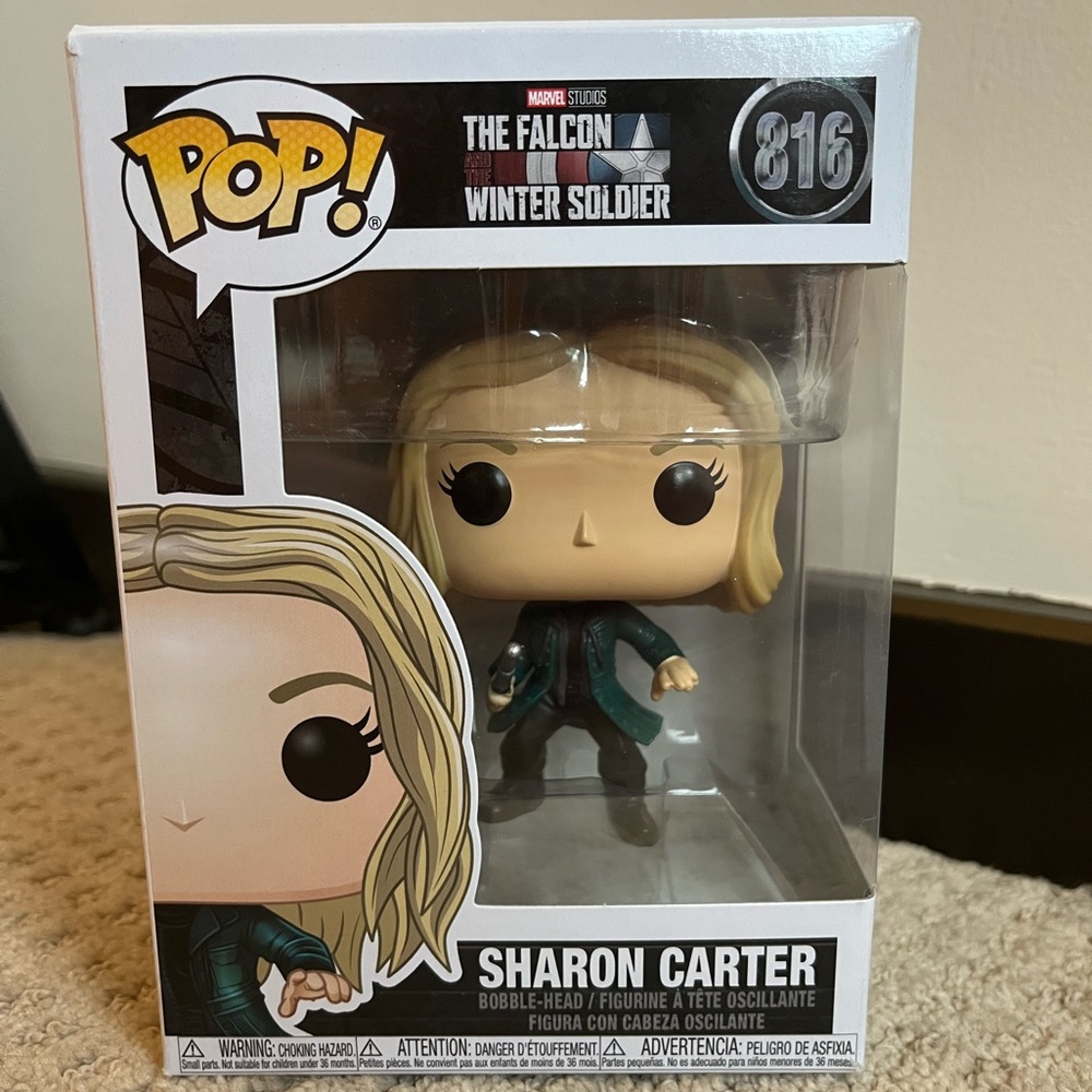 Funko Pop! - The Falcon and the Winter Soldier, Sharon Carter bobble head